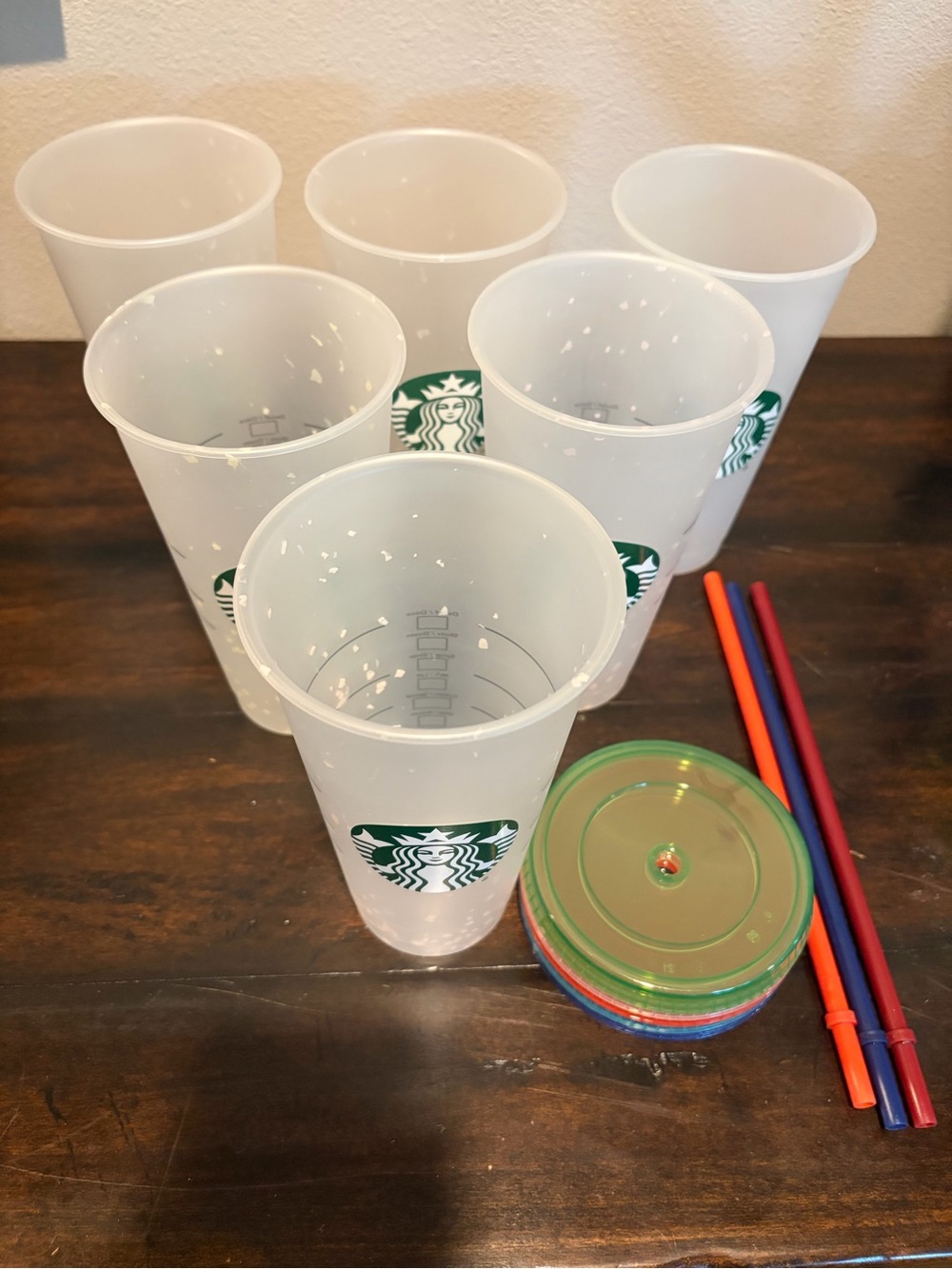 Starbucks Reusable Color Changing Plastic Cups